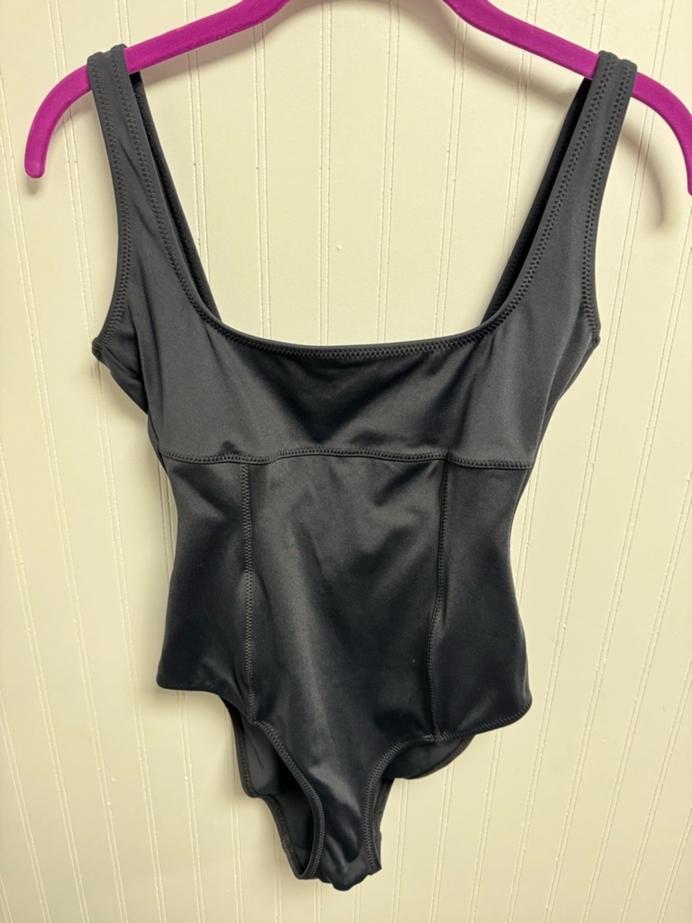 Skims Sculpting Swim Tank One Piece NWT XS Black